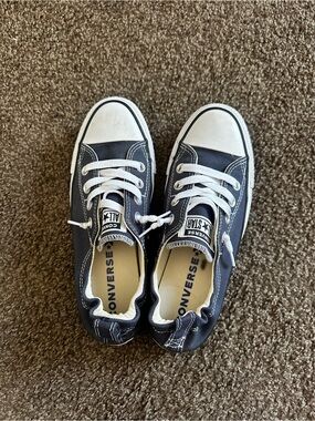 Converse Women’s Low Top Sneakers in Navy Blue